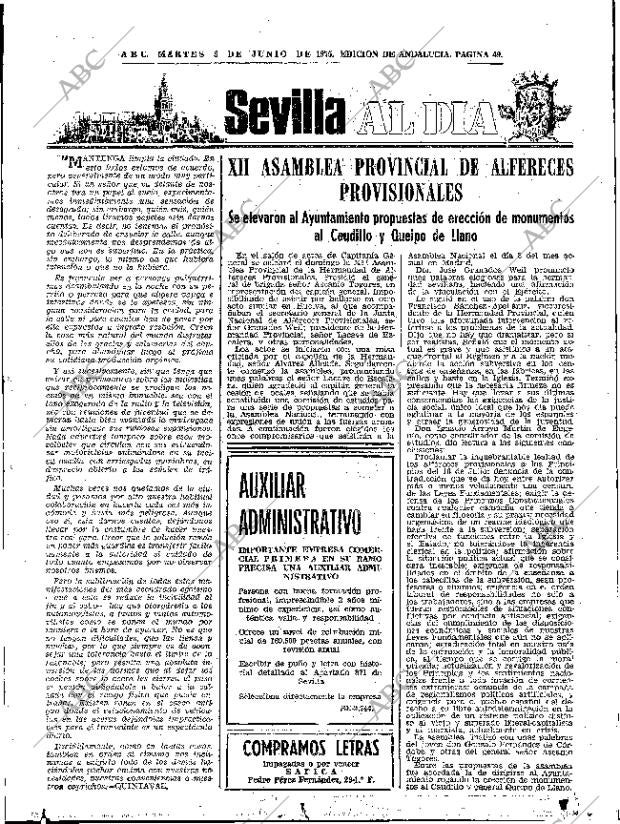 ABC SEVILLA 03-06-1975 página 49