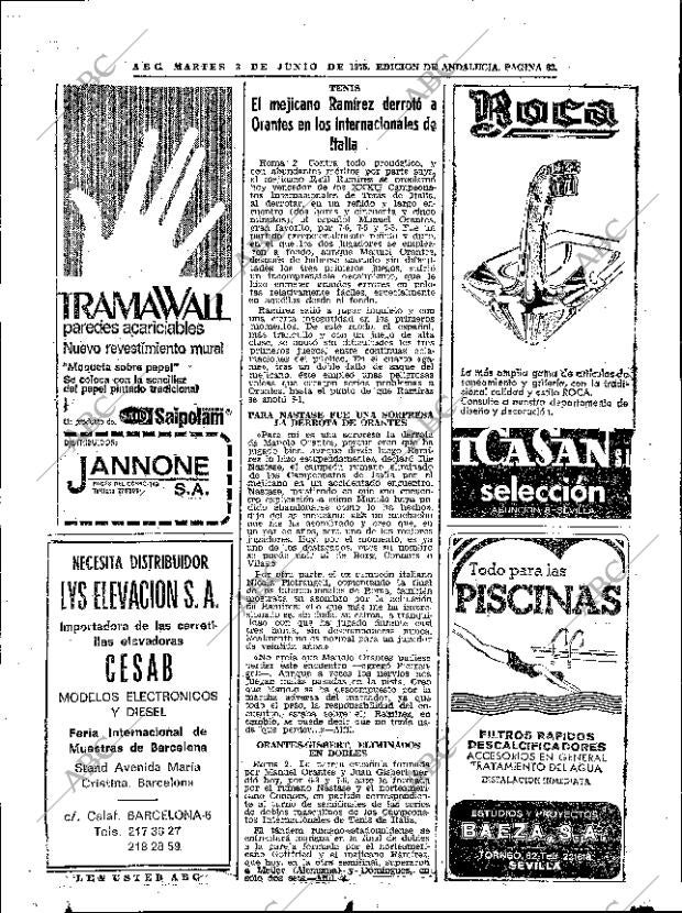 ABC SEVILLA 03-06-1975 página 62