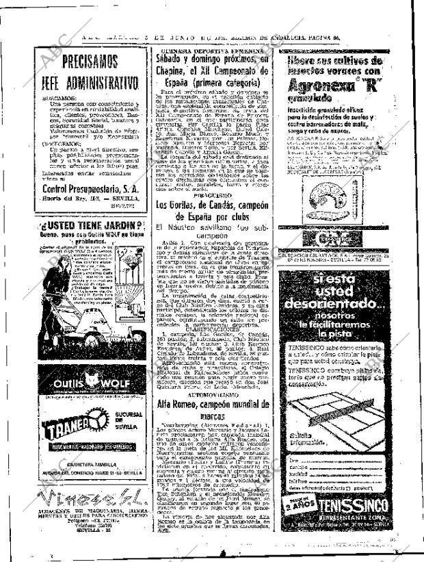 ABC SEVILLA 03-06-1975 página 64