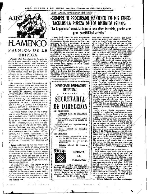 ABC SEVILLA 03-06-1975 página 89