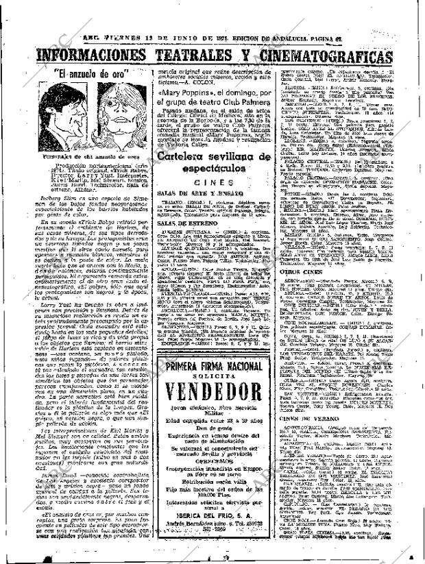 ABC SEVILLA 13-06-1975 página 67
