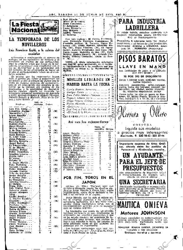 ABC MADRID 14-06-1975 página 115