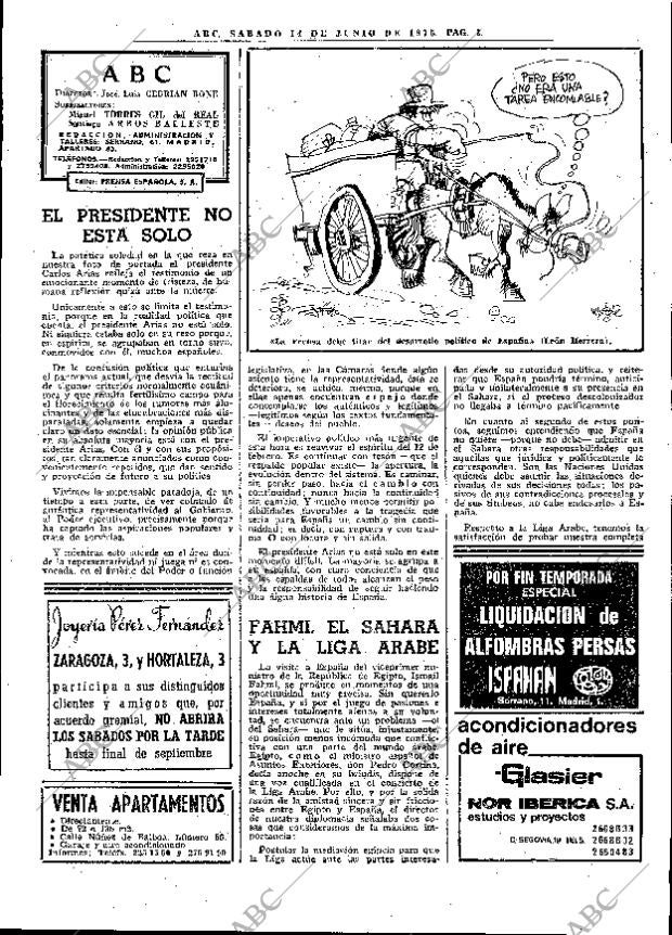 ABC MADRID 14-06-1975 página 31