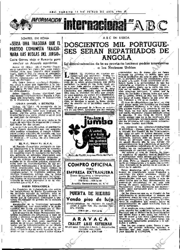 ABC MADRID 14-06-1975 página 45