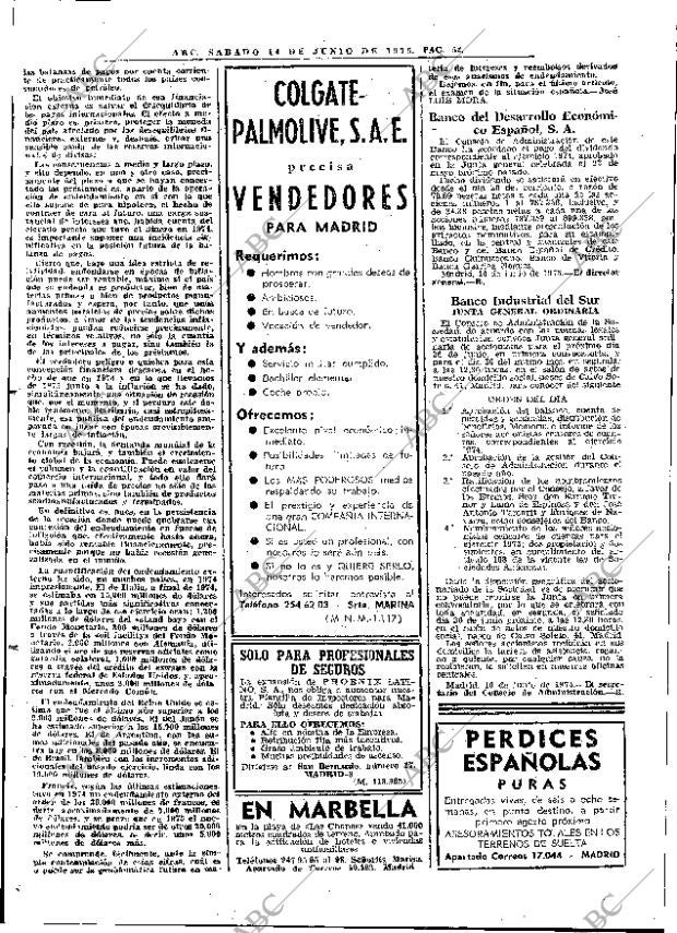 ABC MADRID 14-06-1975 página 80