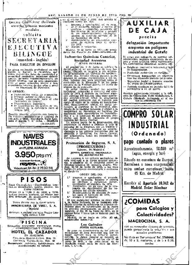 ABC MADRID 14-06-1975 página 84