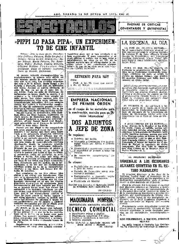 ABC MADRID 14-06-1975 página 85