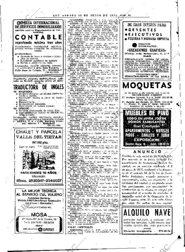 ABC MADRID 14-06-1975 página 91