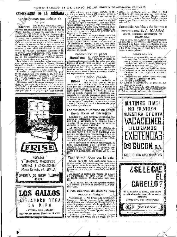 ABC SEVILLA 14-06-1975 página 52