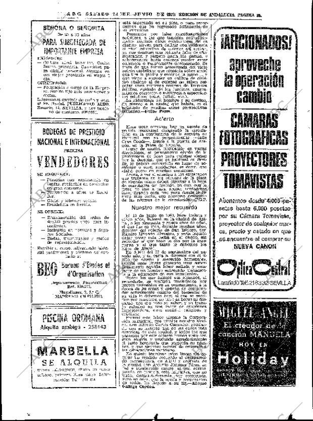 ABC SEVILLA 14-06-1975 página 56