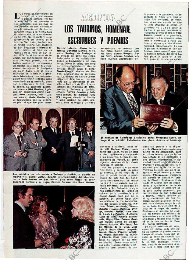 BLANCO Y NEGRO MADRID 14-06-1975 página 54