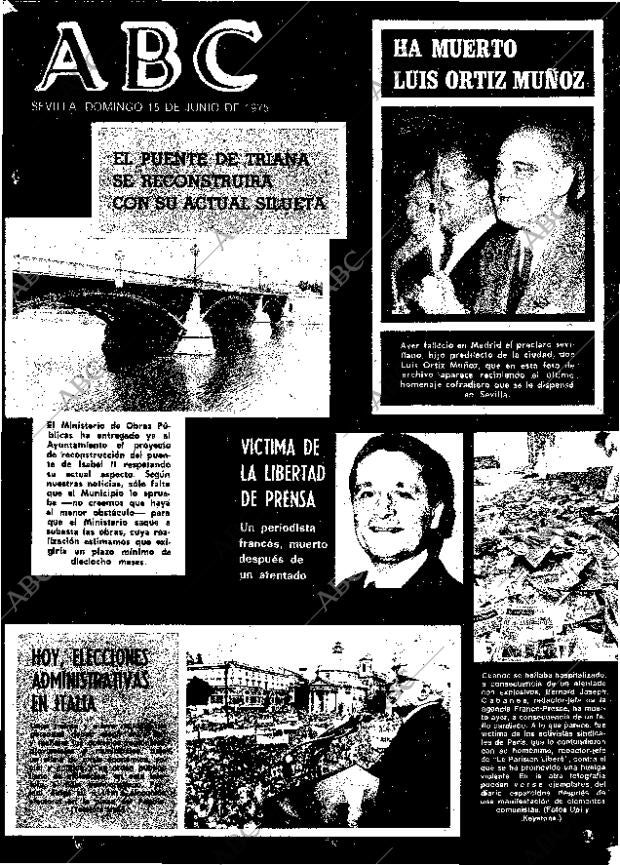 ABC SEVILLA 15-06-1975 página 1