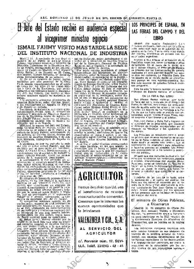 ABC SEVILLA 15-06-1975 página 17