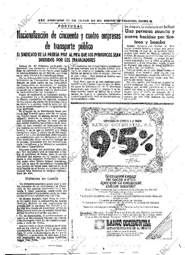 ABC SEVILLA 15-06-1975 página 25