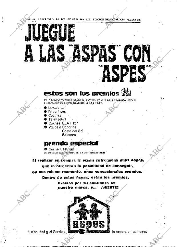 ABC SEVILLA 15-06-1975 página 30