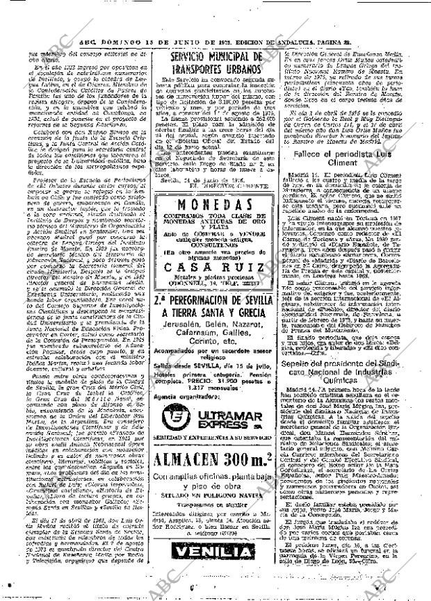 ABC SEVILLA 15-06-1975 página 32