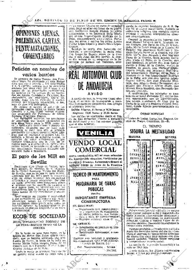ABC SEVILLA 15-06-1975 página 40