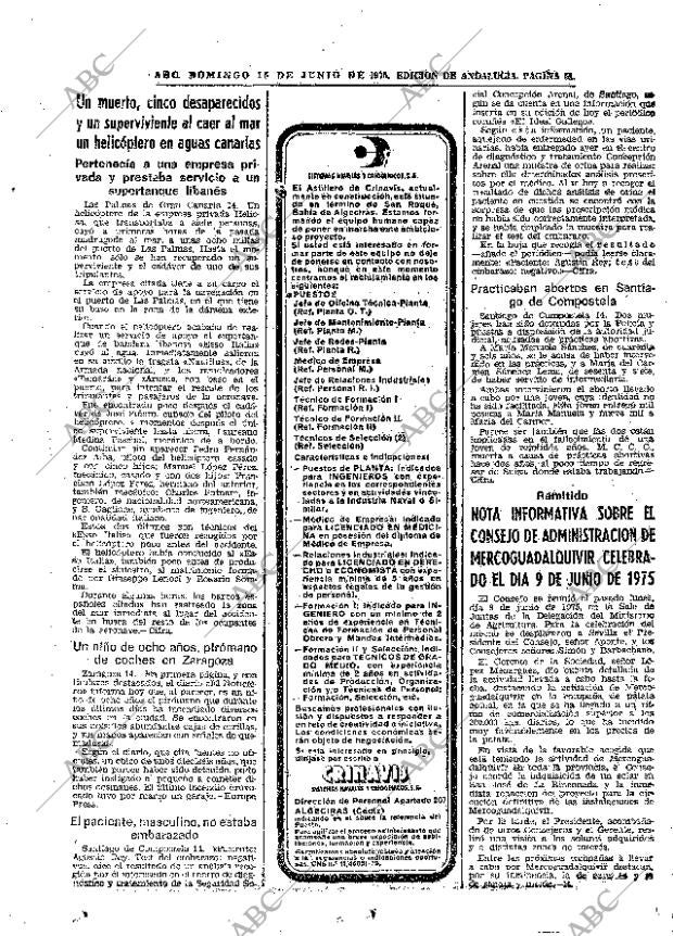 ABC SEVILLA 15-06-1975 página 51