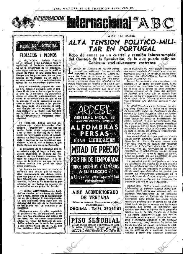 ABC MADRID 17-06-1975 página 45