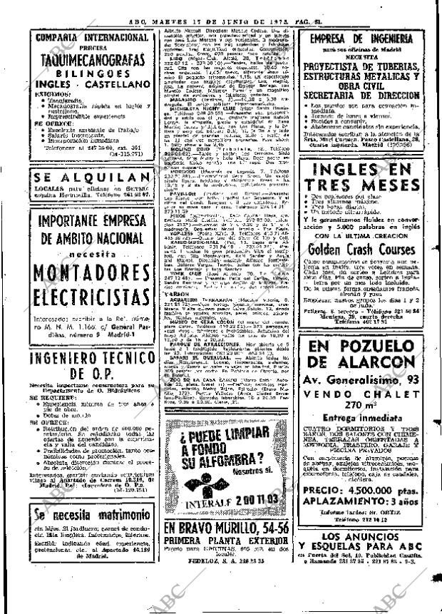 ABC MADRID 17-06-1975 página 89