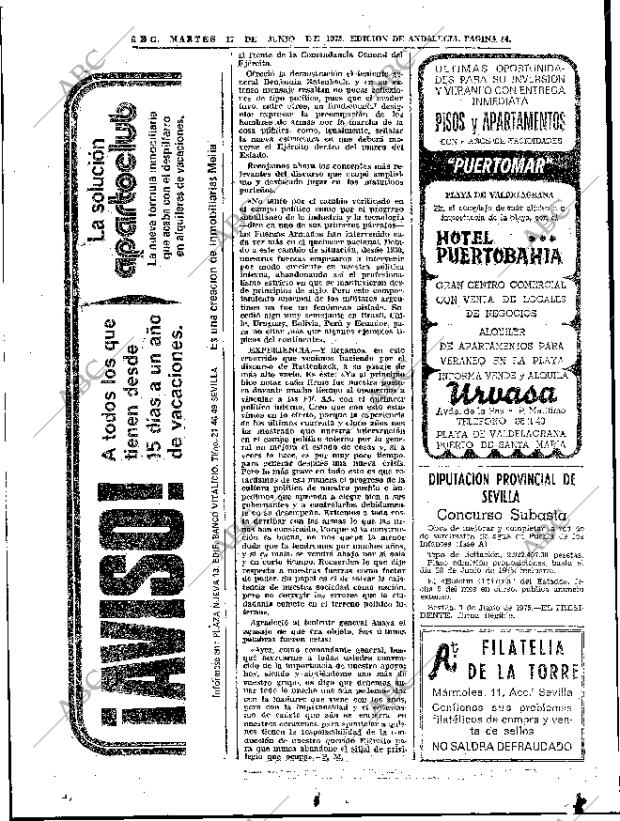 ABC SEVILLA 17-06-1975 página 84