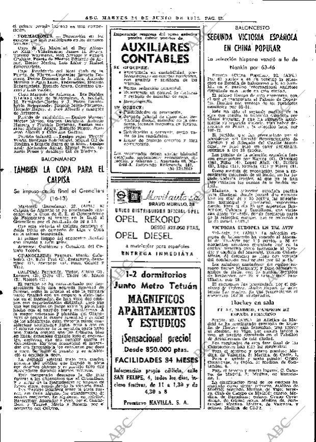 ABC MADRID 24-06-1975 página 110