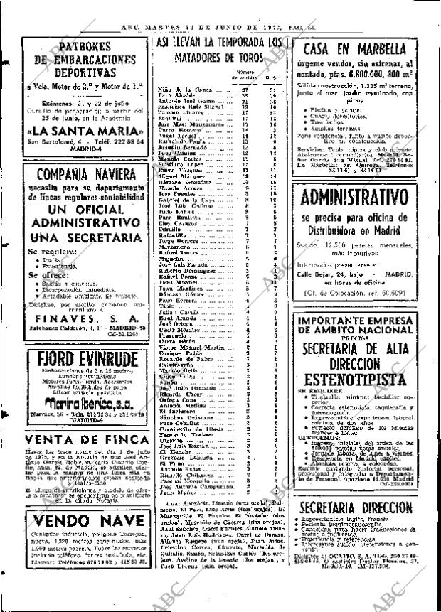 ABC MADRID 24-06-1975 página 114