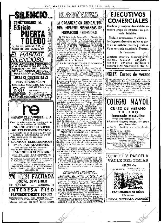 ABC MADRID 24-06-1975 página 42