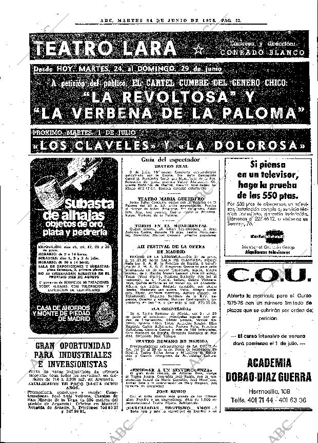 ABC MADRID 24-06-1975 página 81