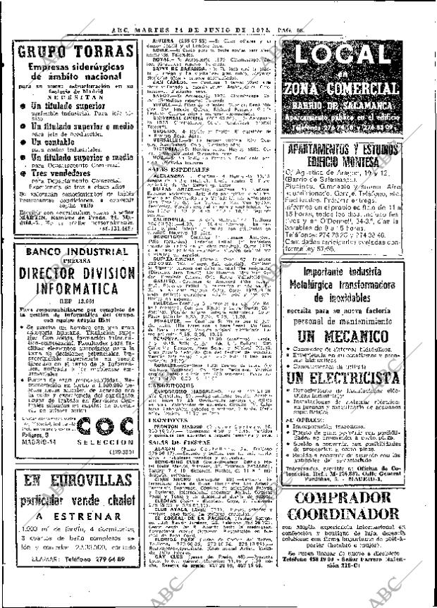 ABC MADRID 24-06-1975 página 86