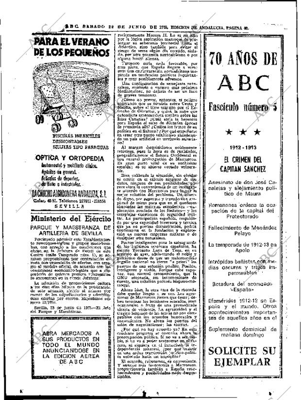 ABC SEVILLA 28-06-1975 página 40