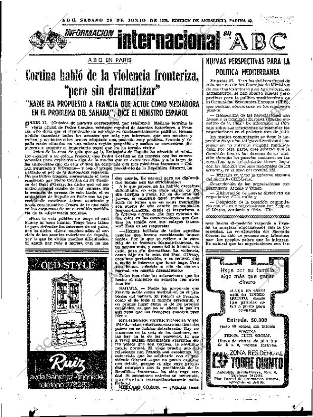 ABC SEVILLA 28-06-1975 página 43