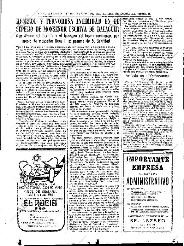 ABC SEVILLA 28-06-1975 página 49