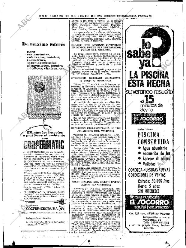 ABC SEVILLA 28-06-1975 página 68