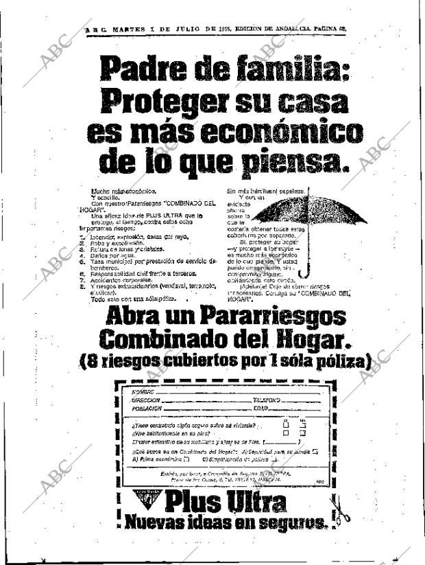 ABC SEVILLA 01-07-1975 página 62