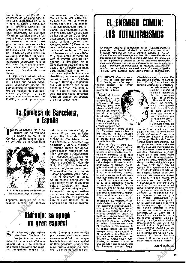 BLANCO Y NEGRO MADRID 05-07-1975 página 27