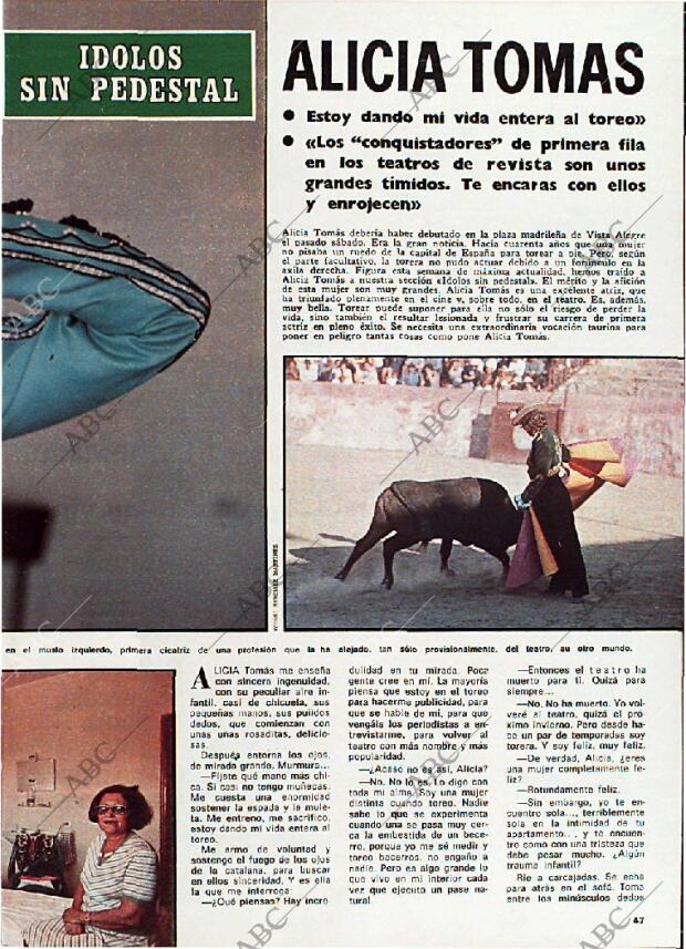 BLANCO Y NEGRO MADRID 05-07-1975 página 47