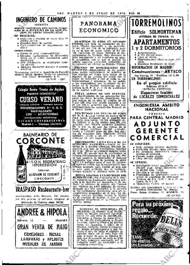 ABC MADRID 08-07-1975 página 65