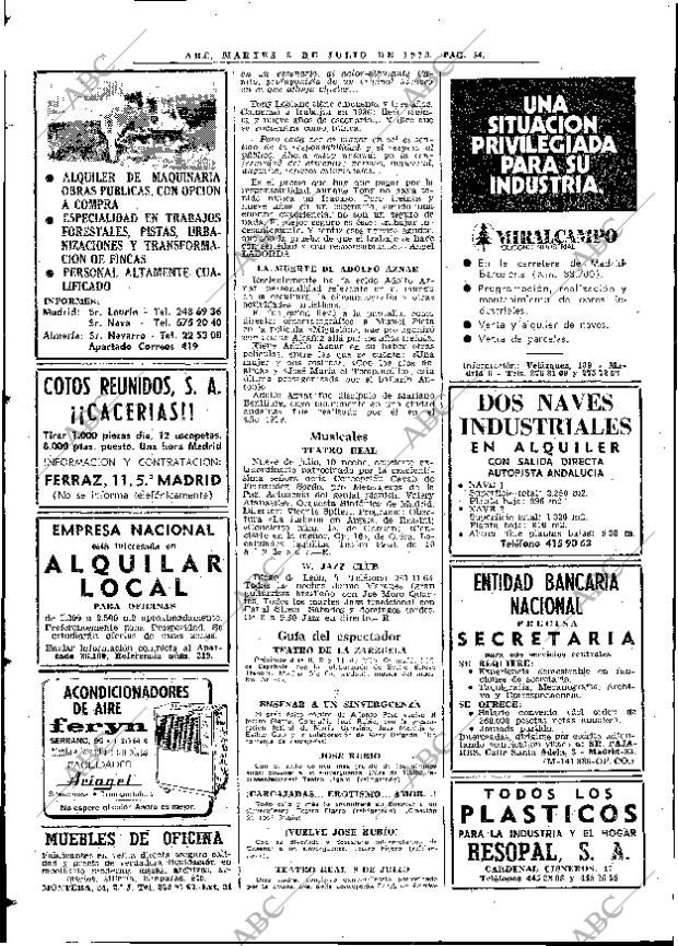 ABC MADRID 08-07-1975 página 70