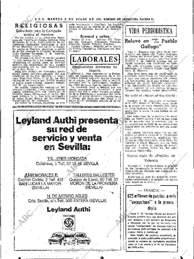 ABC SEVILLA 08-07-1975 página 61