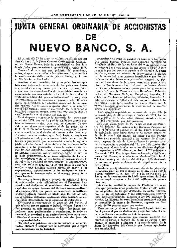 ABC MADRID 09-07-1975 página 28