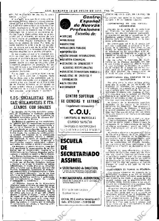 ABC MADRID 13-07-1975 página 26