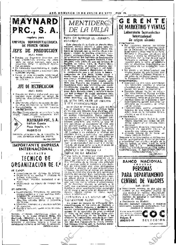 ABC MADRID 13-07-1975 página 36