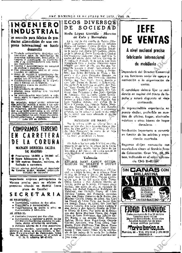 ABC MADRID 13-07-1975 página 62