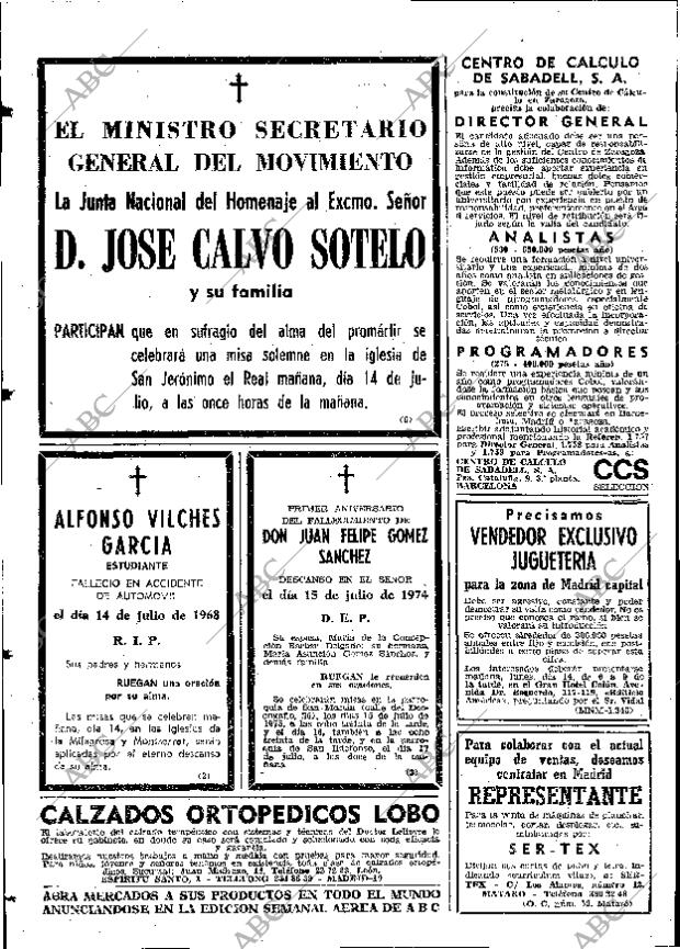 ABC MADRID 13-07-1975 página 84