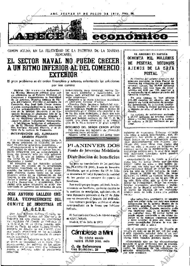 ABC MADRID 17-07-1975 página 39