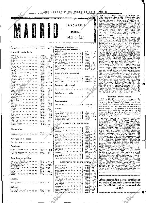 ABC MADRID 17-07-1975 página 45