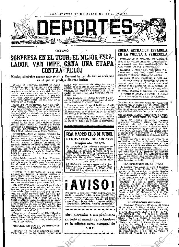ABC MADRID 17-07-1975 página 71