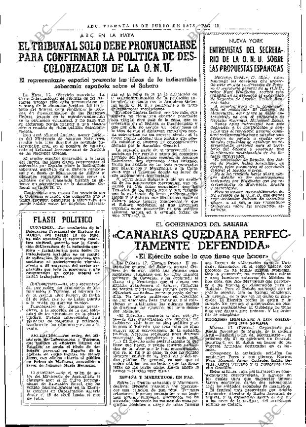 ABC MADRID 18-07-1975 página 23