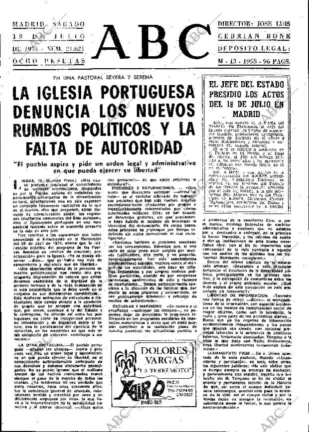 ABC MADRID 19-07-1975 página 13
